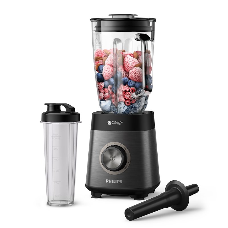 Philips Frullatore SERIE 5000 Hr3041/00 Nero/Metallo
