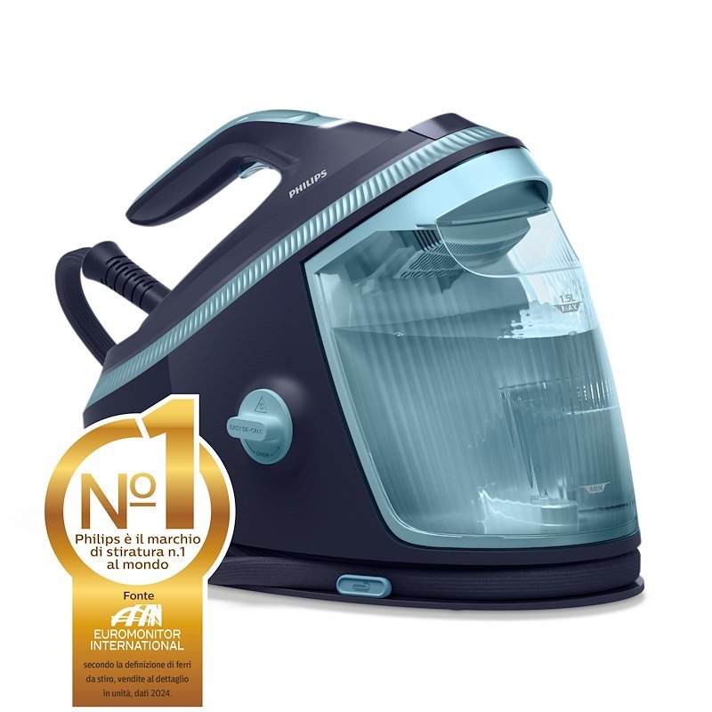 Philips Ferro da stiro caldaia Serie 7000 Psg7200/20 Blu
