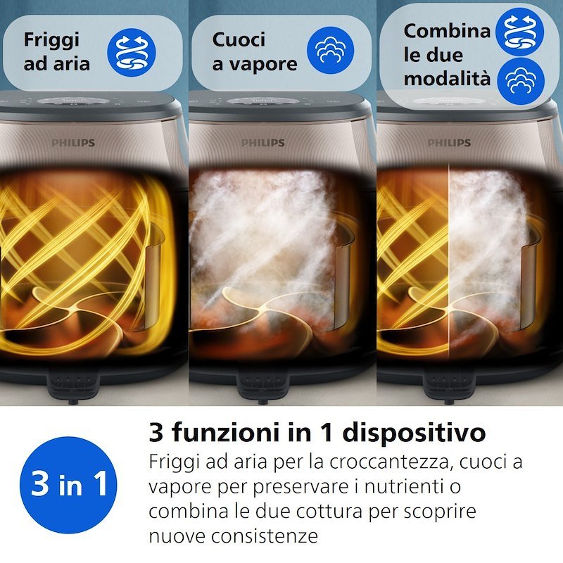 Philips Friggitrice ad aria Airfryer Serie 5000 Na543/00