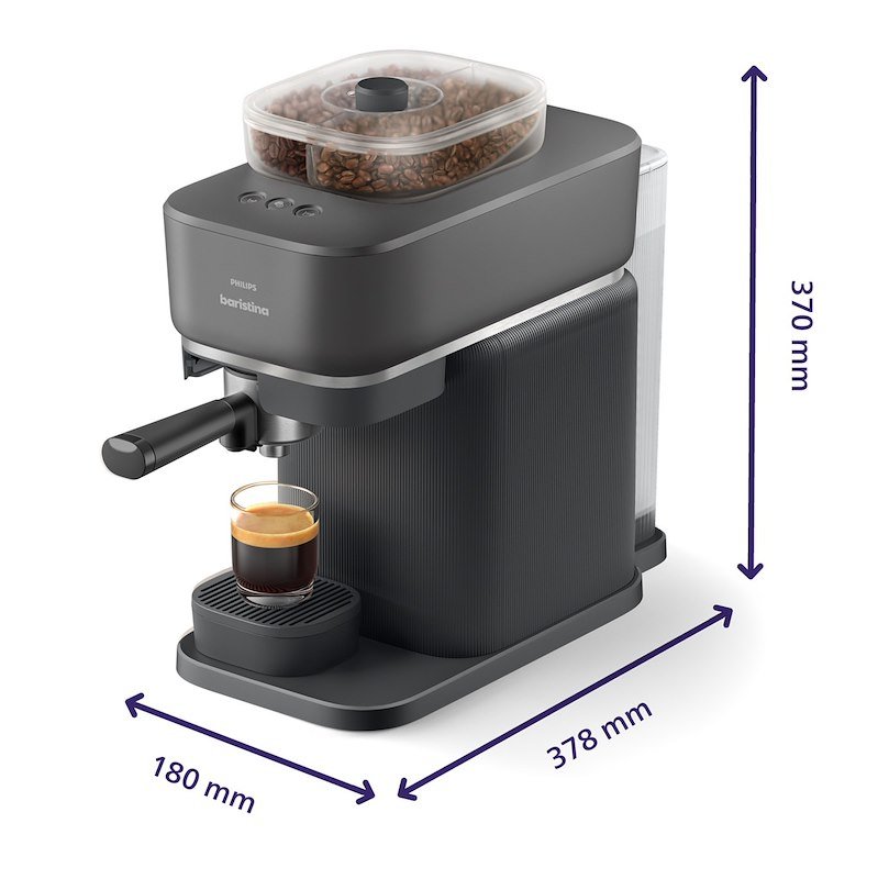 Philips macchina da caffè automatica Baristina Bean Swap Bar320/60 Nero