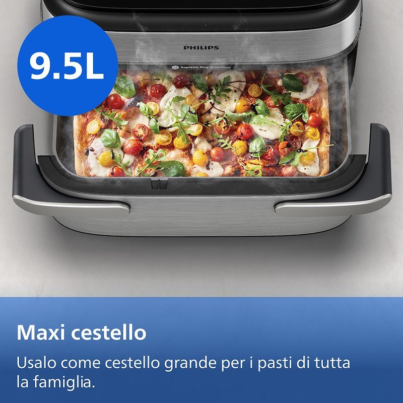 Philips Friggitrice ad aria Airfryer Serie 5000 Na565/02 Inox