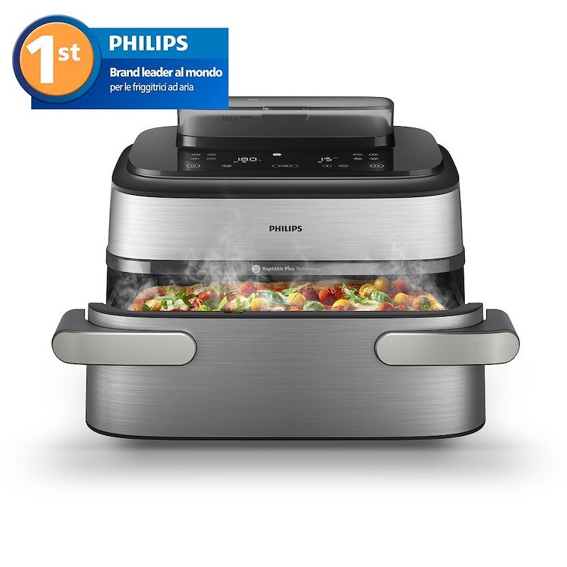 Philips Friggitrice ad aria Airfryer Serie 5000 Na565/02 Inox