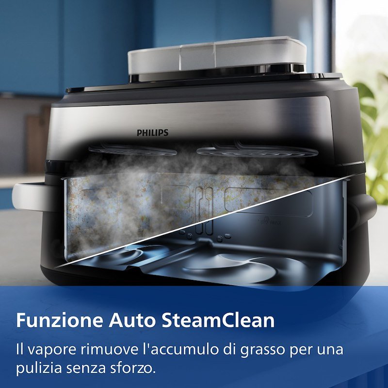 Philips Friggitrice ad aria Airfryer Serie 5000 Na565/02 Inox