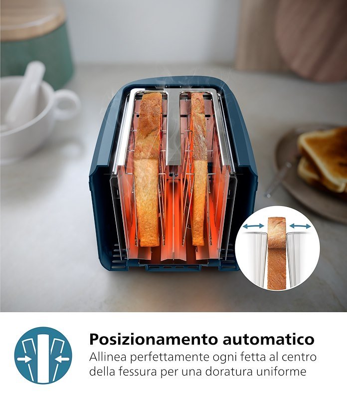 Philips Tostapane Hd2511/70 blu