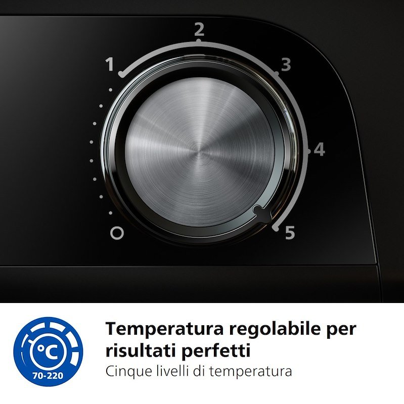 Philips Grill da tavolo Serie 3000 Hd6210/90 Nero