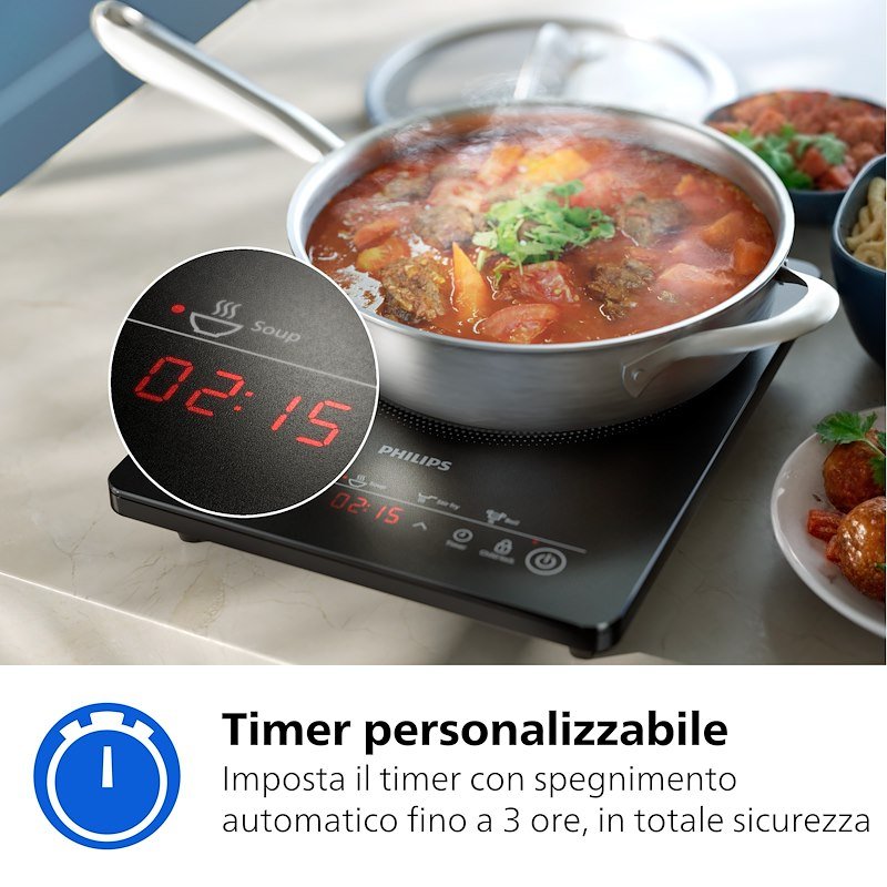 Philips Piastra a induzione Serie 3000  Hd5830/90