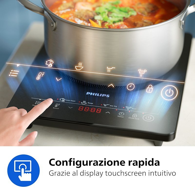 Philips Piastra a induzione Serie 3000  Hd5830/90