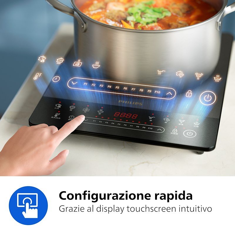 Philips Piastra a induzione Serie 5000 Hd5850/90