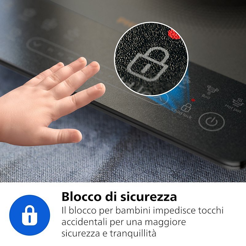 Philips Piastra a induzione Serie 5000 Hd5850/90