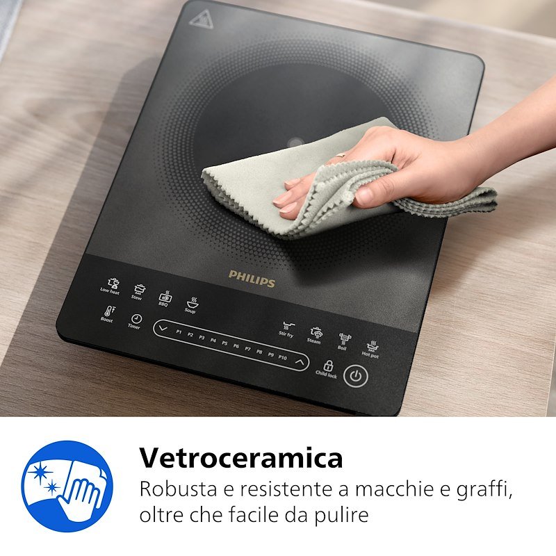Philips Piastra a induzione Serie 5000 Hd5850/90