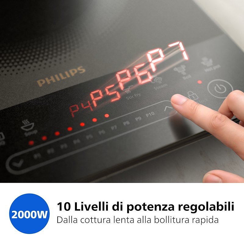 Philips Piastra a induzione Serie 5000 Hd5850/90
