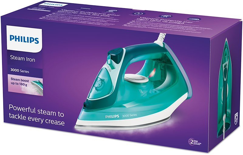 Philips Ferro da stiro a vapore Dst3030/70 Verde acqua