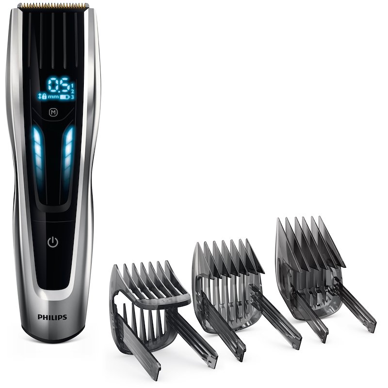 Philips Regola Capelli Hairclipper Series 9000 Hc9450/15 Nero/ Acciaio