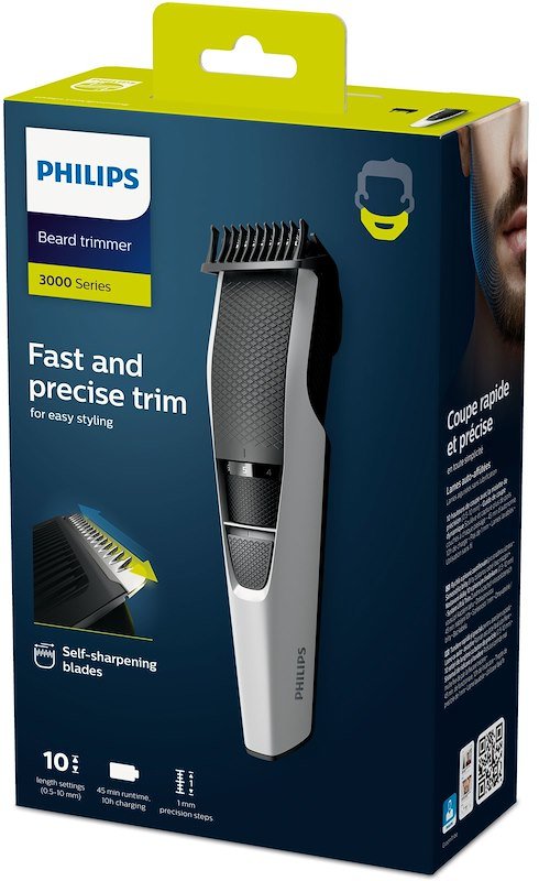 Philips Regoabarba Bt3206/14 Bianco/ Nero