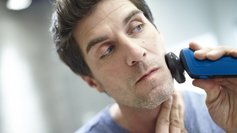 Philips Rasoio Elettrico Wet & Dry S5466/17 Nero, Blu