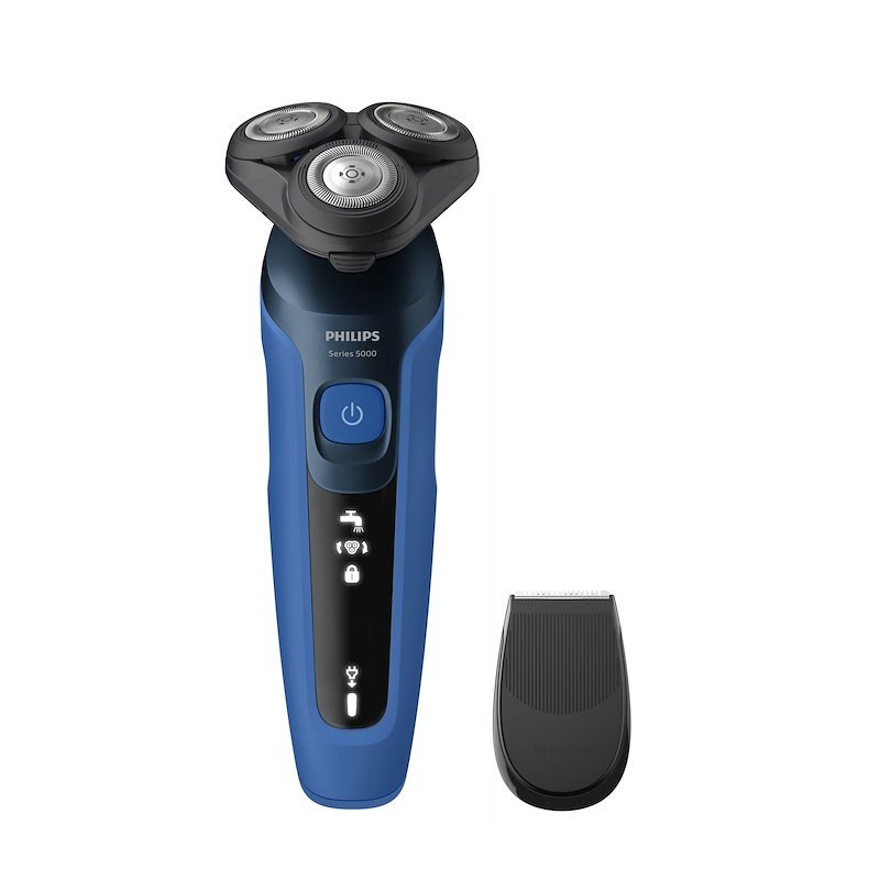 Philips Rasoio Elettrico Wet & Dry S5466/17 Nero, Blu