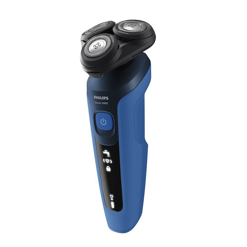 Philips Rasoio Elettrico Wet & Dry S5466/17 Nero, Blu