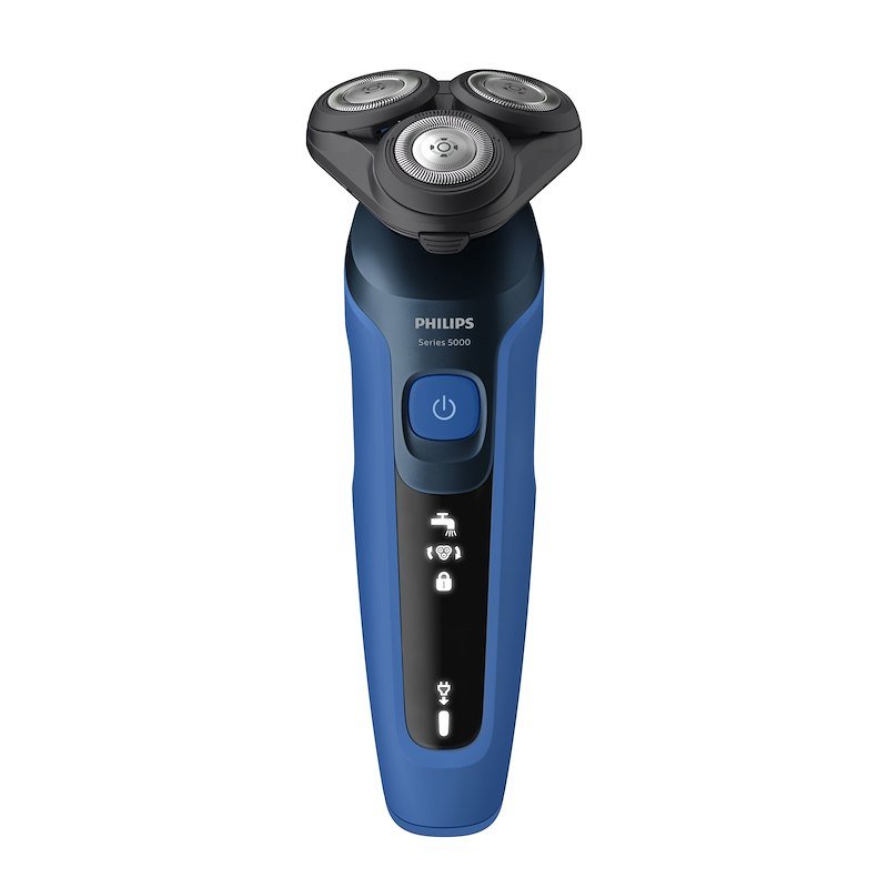 Philips Rasoio Elettrico Wet & Dry S5466/17 Nero, Blu
