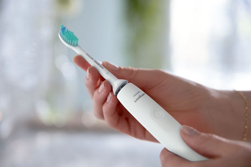 Philips Sonicare Spazzolino Elettrico Series 2100 Hx3651/13 Bianco