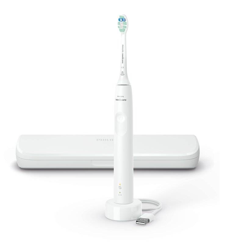 Philips Spazzolino Elettrico Sonicare Series 3100 Hx3673/13 Bianco