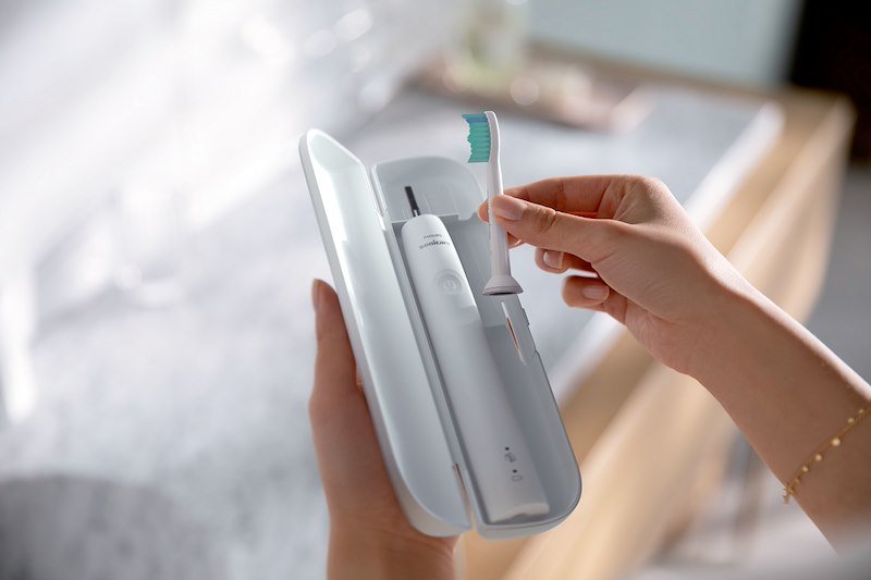 Philips Spazzolino Elettrico Sonicare Series 3100 Hx3673/13 Bianco