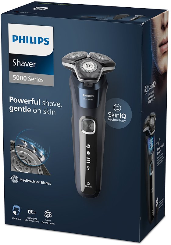 Philips Rasoio Elettrico Wet & Dry Serie 5000 S5885/35