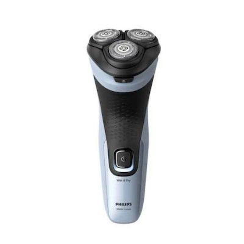 Philips Rasoio Elettrico Wet & Dry Serie 1000 X3003/00 Blu celeste