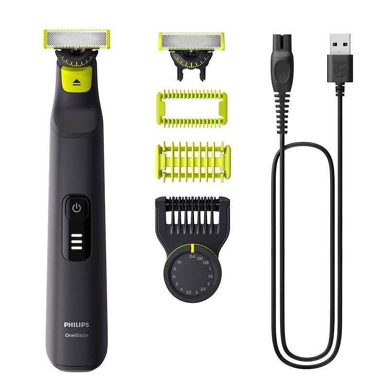 Philips Regolabarba OneBlade Pro 360 Face + Body Qp6542/15 Nero