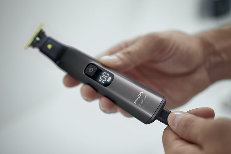 Philips Regolabarba OneBlade Pro Face + Body Qp6652/61 Nero