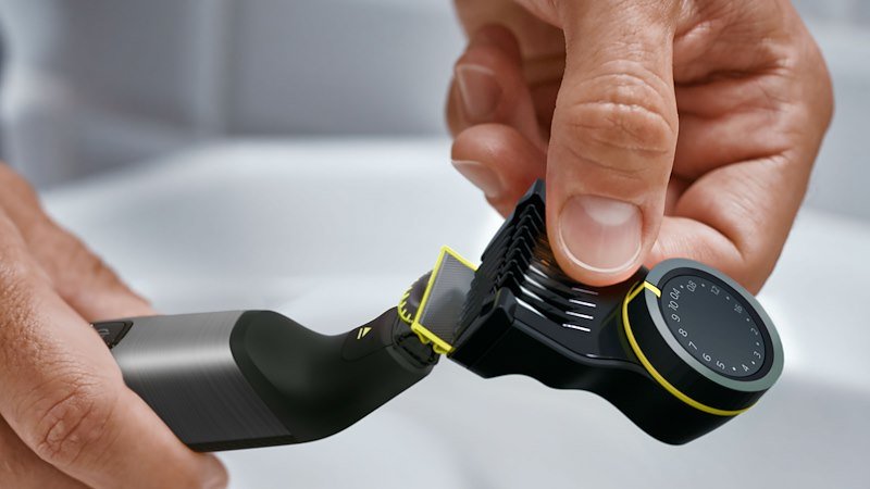 Philips Regolabarba OneBlade Pro Face + Body Qp6652/61 Nero