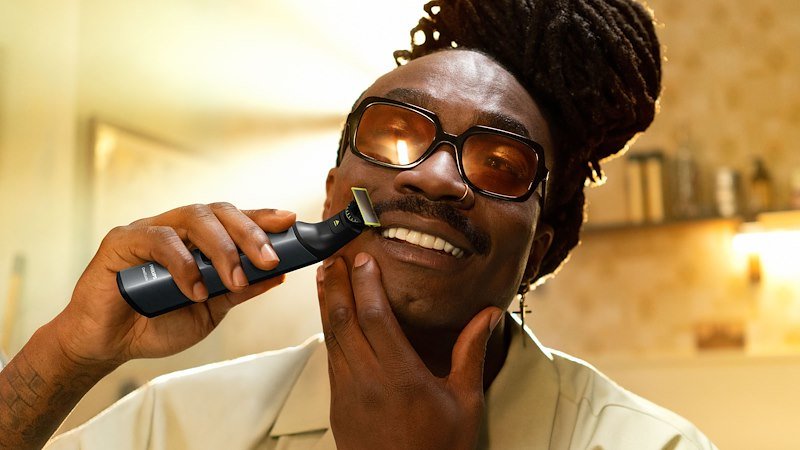 Philips Regolabarba OneBlade Pro Face + Body Qp6652/61 Nero