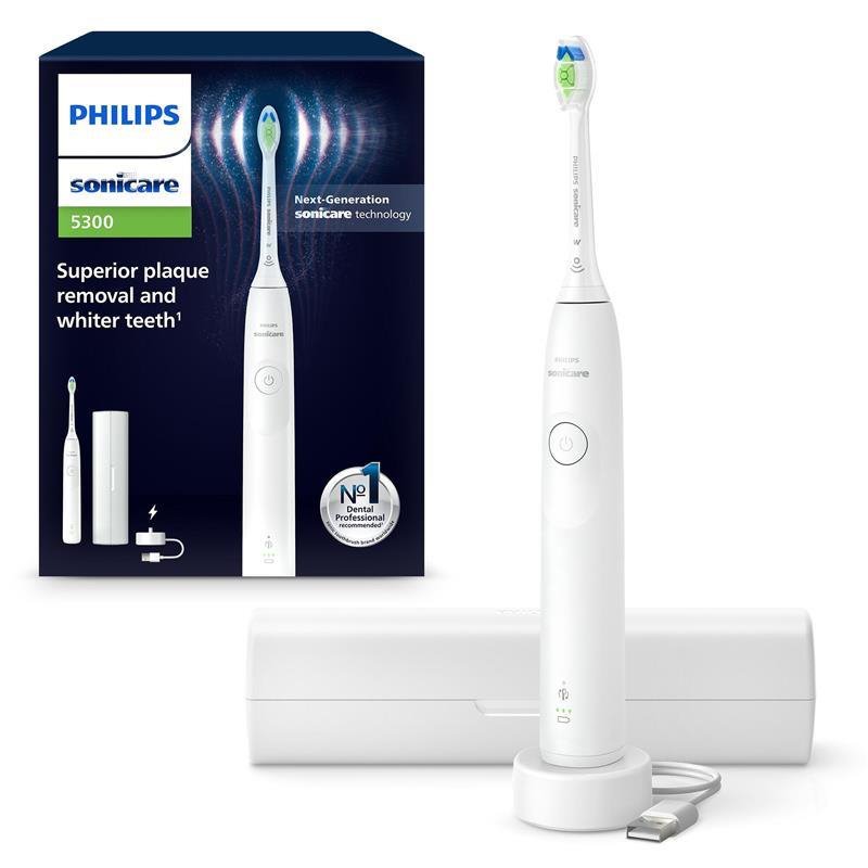 Philips Sonicare 5300 Spazzolino sonico ricaricabile Hx7108/02 bianco