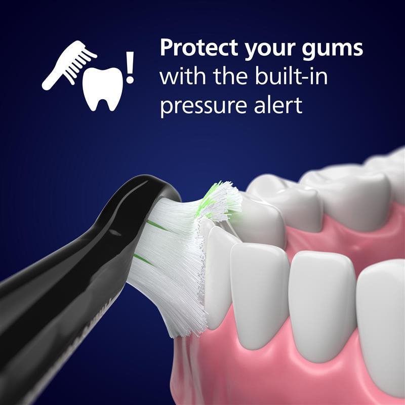 Philips Spazzolino Elettrico Sonicare 5300 HX7101/02 Nero