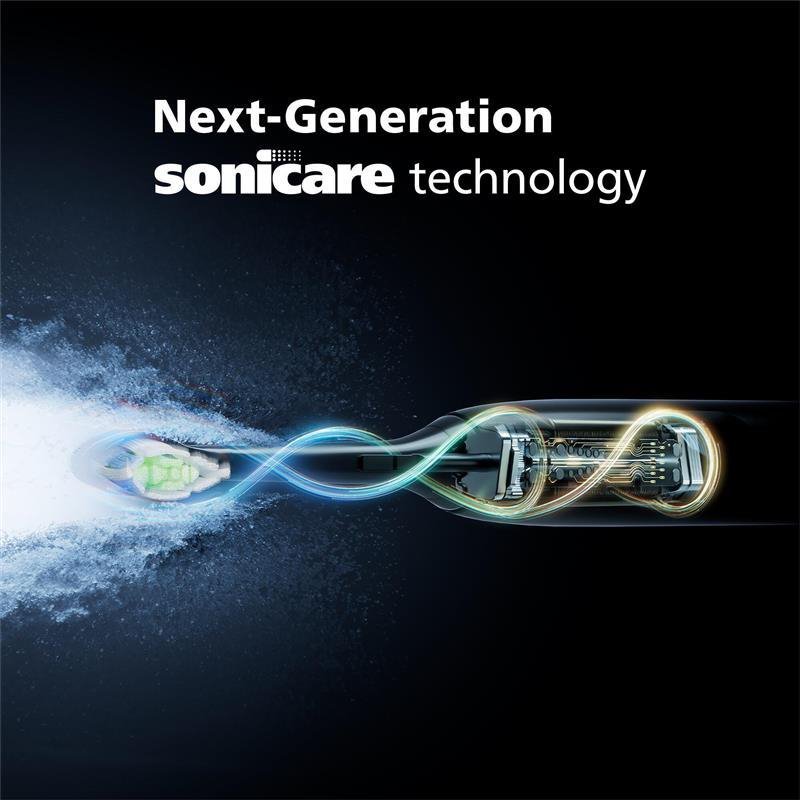 Philips Spazzolino Elettrico Sonicare 5300 HX7101/02 Nero