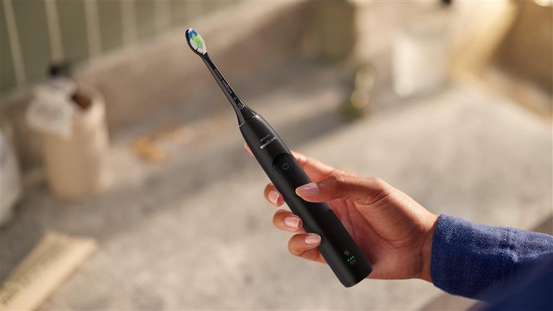 Philips Spazzolino Elettrico Sonicare 5300 HX7101/02 Nero