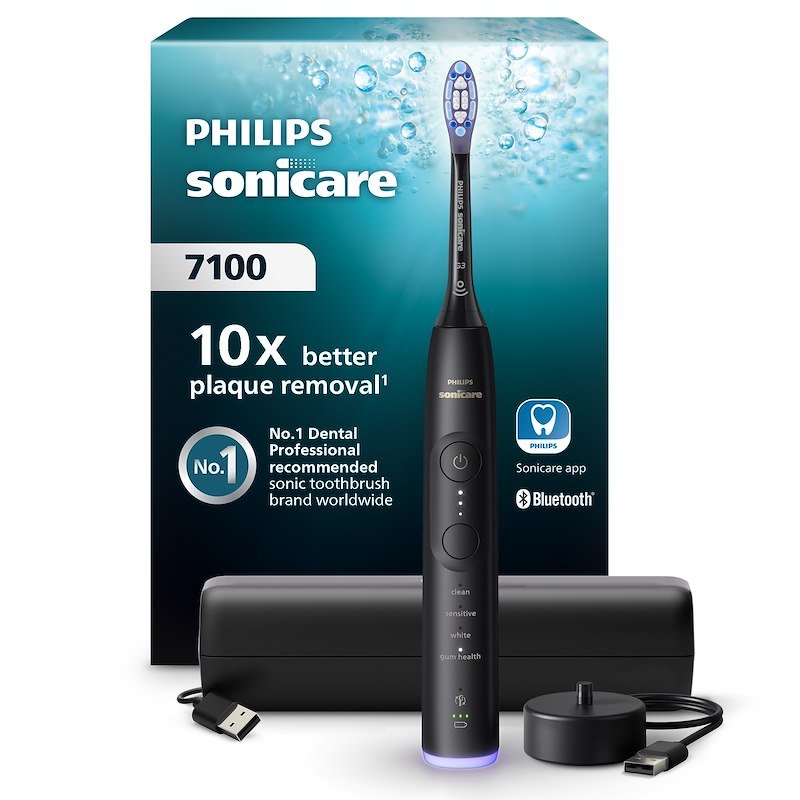Philips Spazzolino Elettrico Sonicare 7100 Hx7421/01 Nero