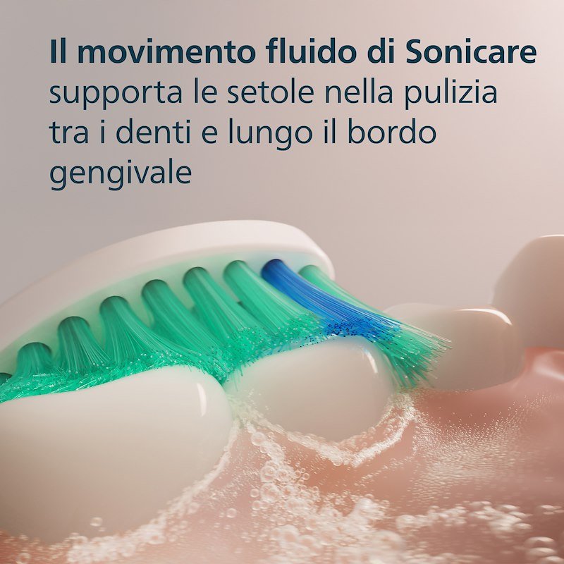 Philips Testine Spazzolino Elettrico 2Pz Sonicare ProResults Hx6012/87 Bianco