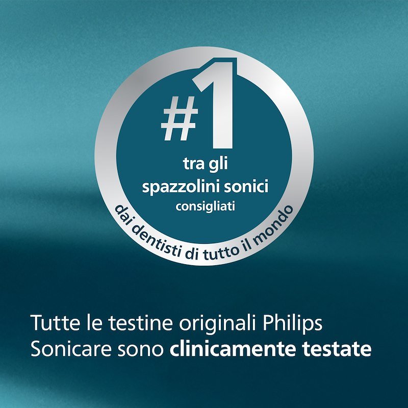 Philips Testine Spazzolino Elettrico 2Pz Sonicare W2 Optimal White Hx6062/87