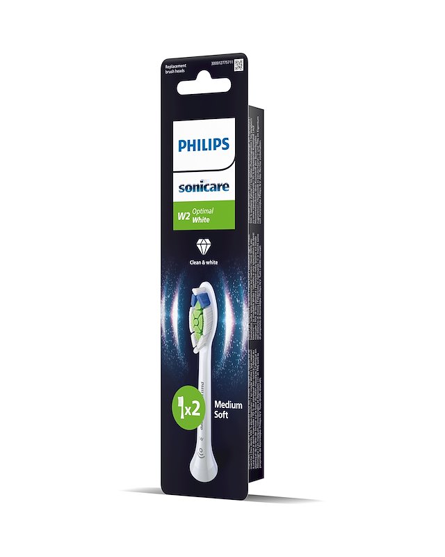 Philips Testine Spazzolino Elettrico 2Pz Sonicare W2 Optimal White Hx6062/87