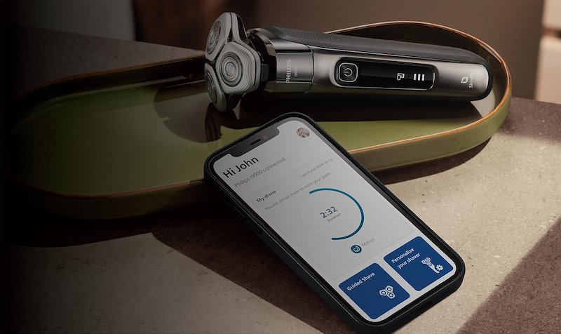 Philips Rasoio Elettrico i9000 X9002/10 Ardesia Scura