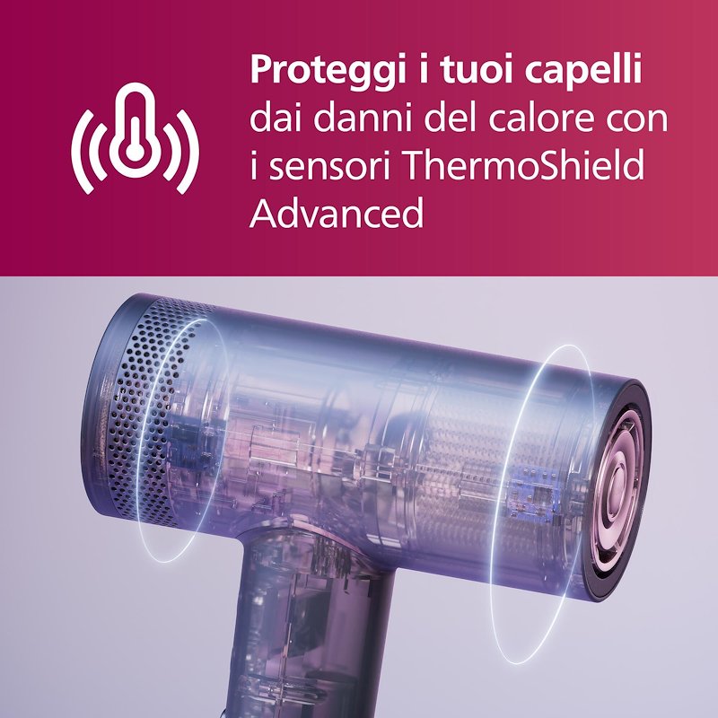 Philips Asciugacapelli 8000 Series Bhd839/10 Blu