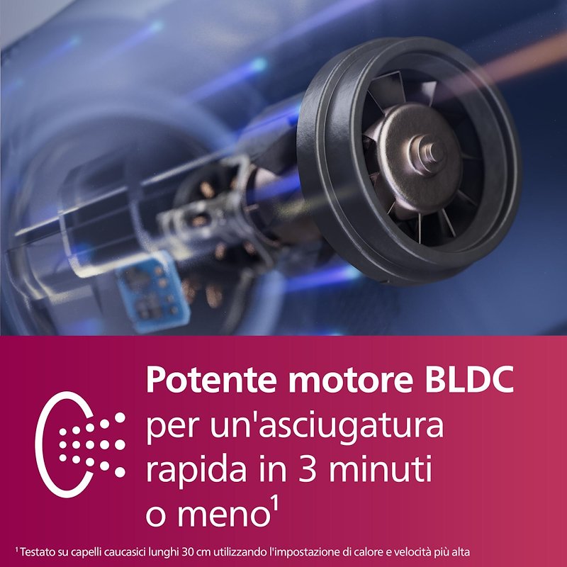 Philips Asciugacapelli 8000 Series Bhd839/10 Blu