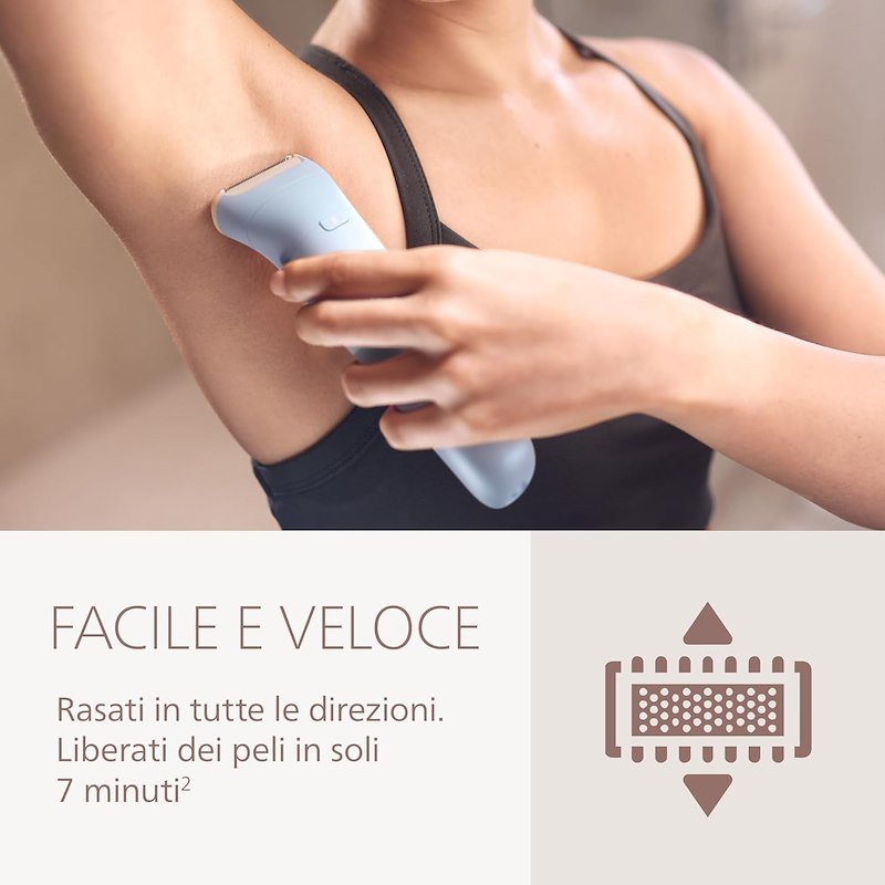 Philips Epilatore SERIE 6000 Brl127/00 azzurro