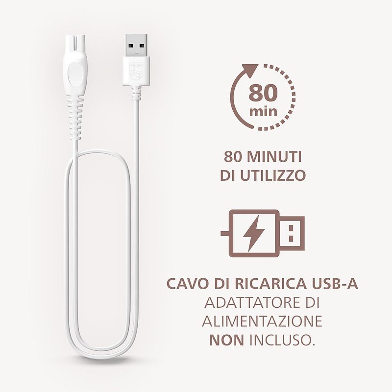 Philips Epilatore SERIE 6000 Brl127/00 azzurro