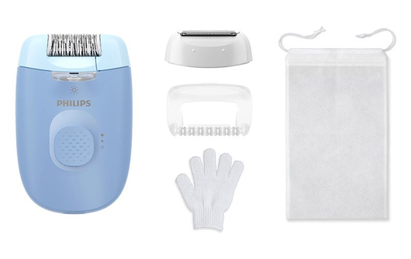 Philips Epilatore Series 4000 Bre247/00 azzurro