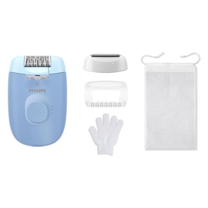Philips Epilatore Series 4000 Bre247/00 azzurro