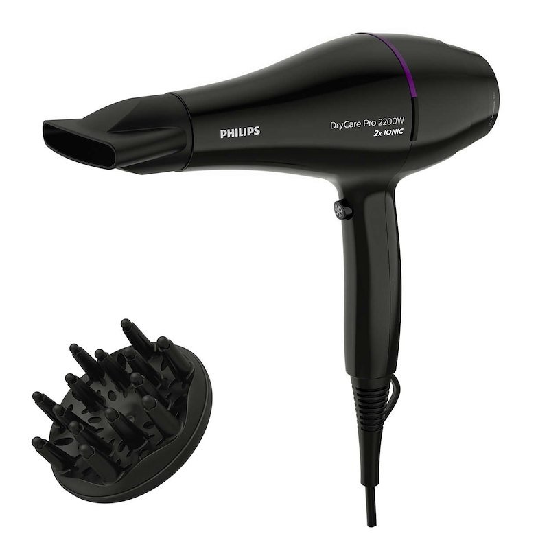 Philips Asciugacapelli DryCare ThermoProtect Bhd274/00 Nero