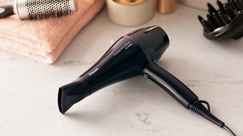 Philips Asciugacapelli DryCare ThermoProtect Bhd274/00 Nero