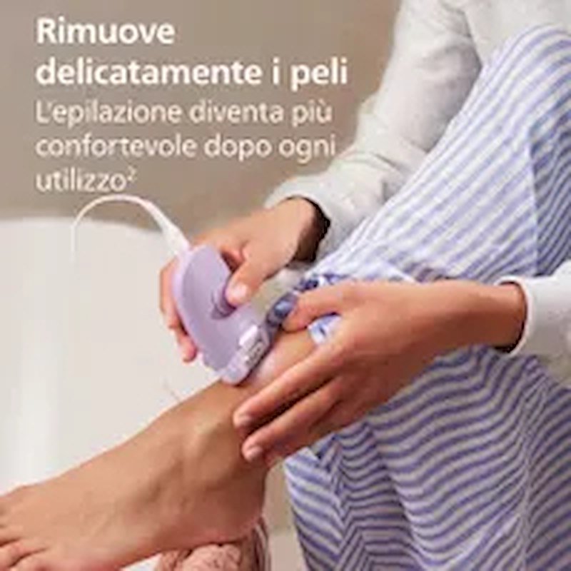 Philips Epilatore Serie 4000 Bre257/00 lilla