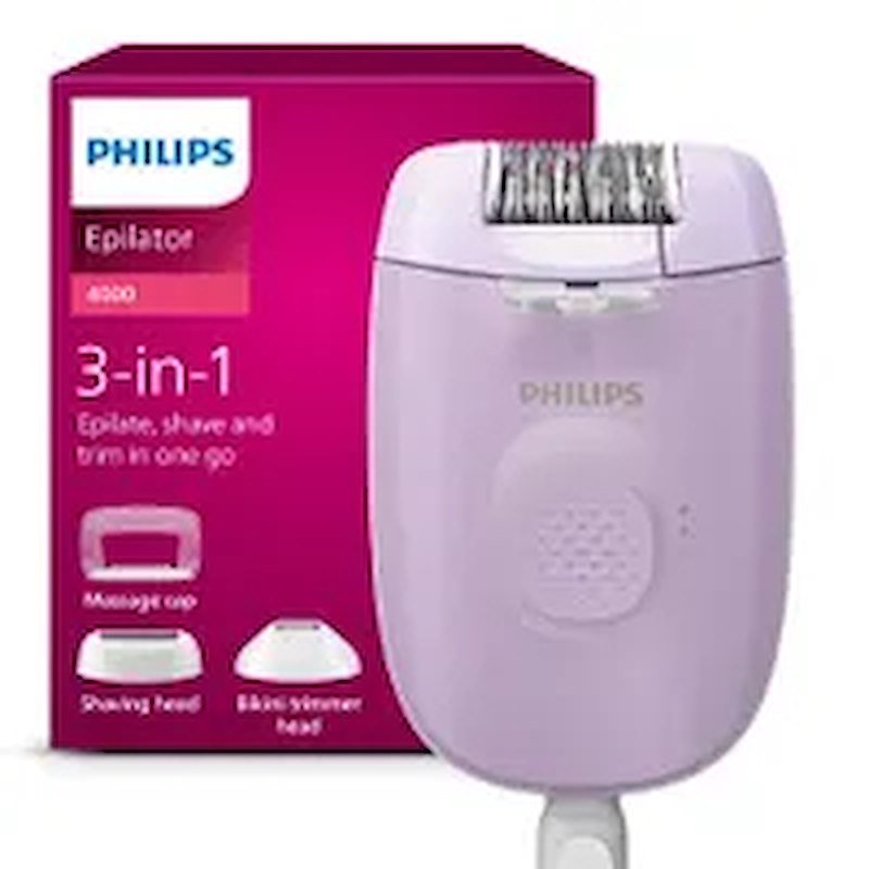 Philips Epilatore Serie 4000 Bre257/00 lilla